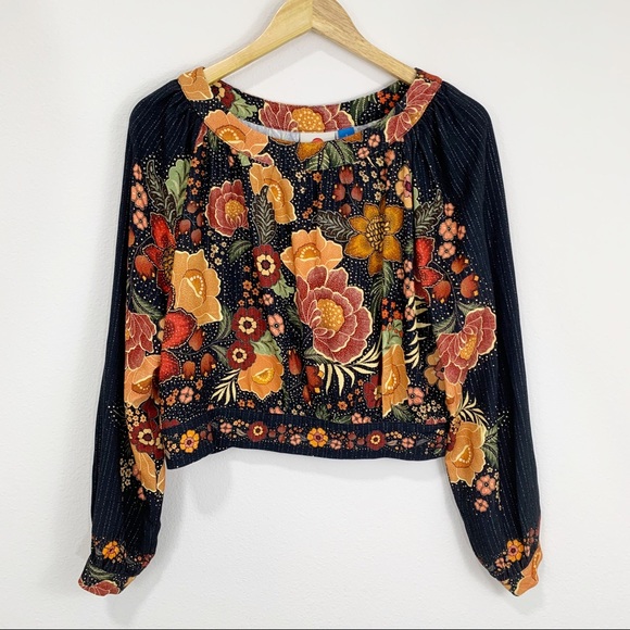 Anthropologie Farm Rio Whitney Blouse S - Picture 6 of 8